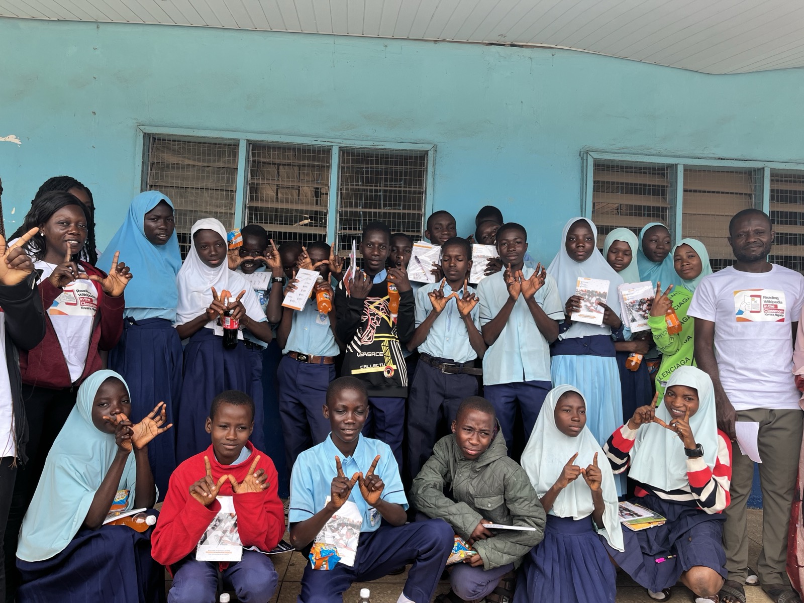 A school classroom with students